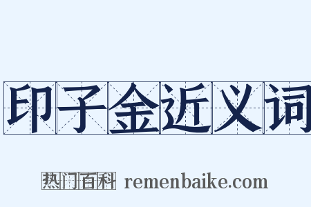 印子金近义词是什么意思的图片